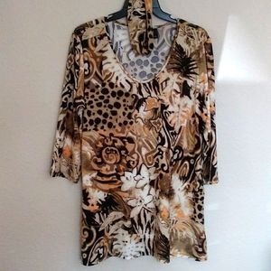 Attitudes by Renee womens top with matching headband